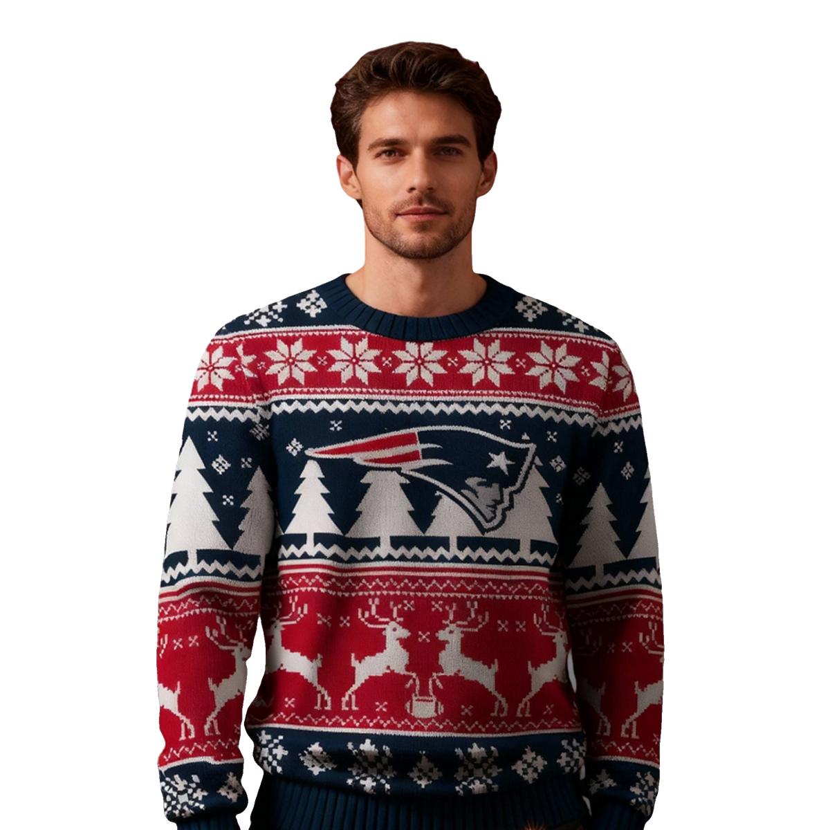 2026 New England Patriots Ugly Christmas Sweater - Moonbestprint
