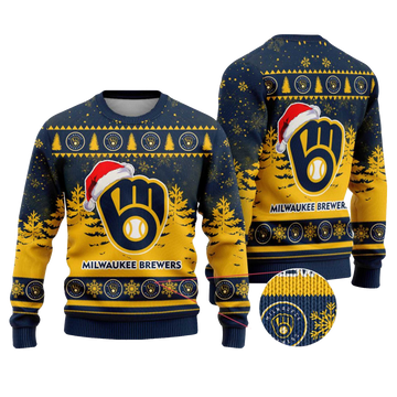 2025 Milwaukee Brewers Snowflakes Christmas Ugly Sweater – Moonbestprint