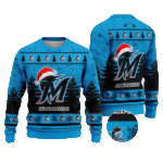 2025 Miami Marlins Snowflakes Christmas Ugly Sweater – Moonbestprint