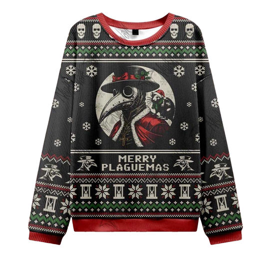 2026 Merry Plaguemas Ugly Christmas Sweater Moonbestprint