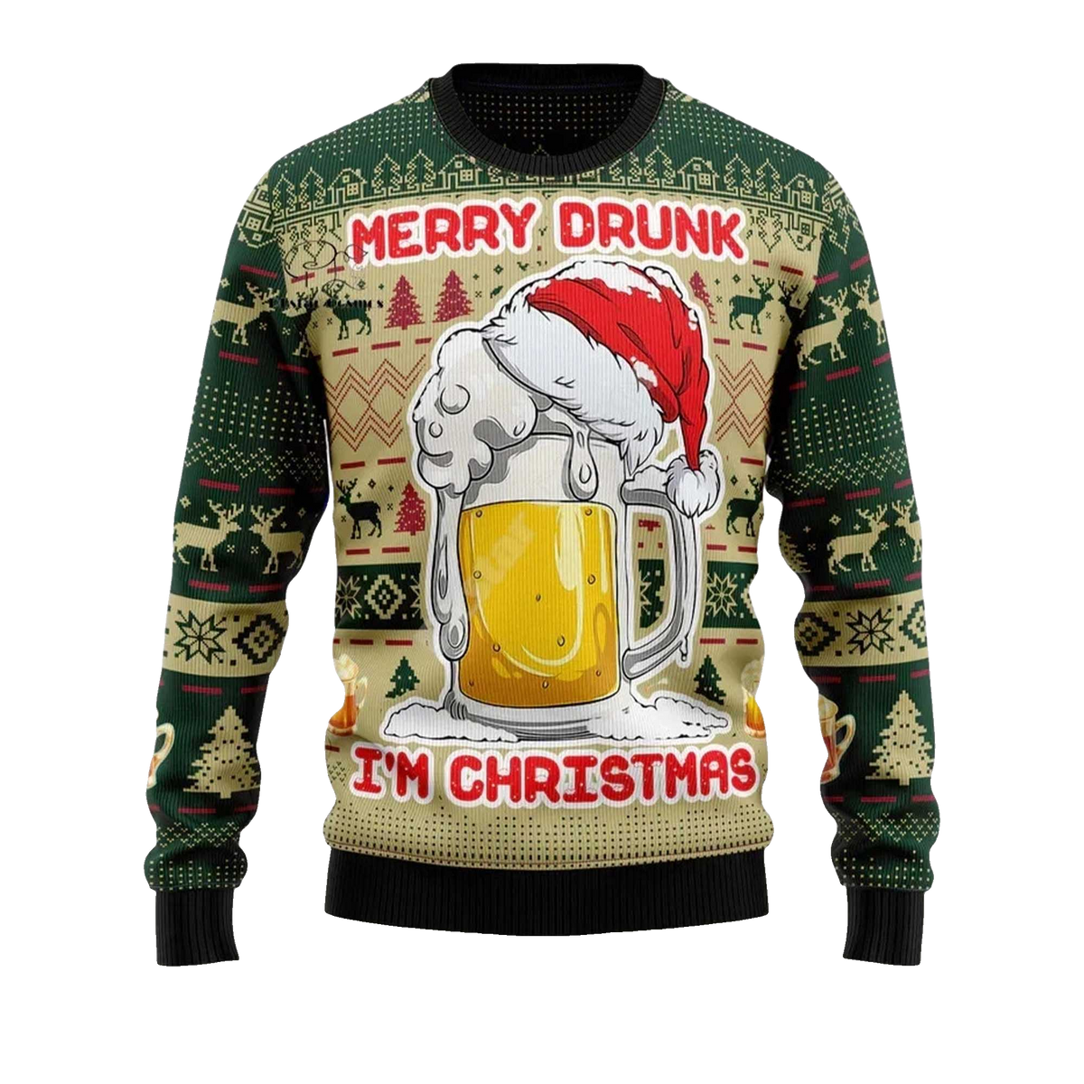 2026 Merry Drunk I'm Christmas Ugly Sweater Moonbestprint