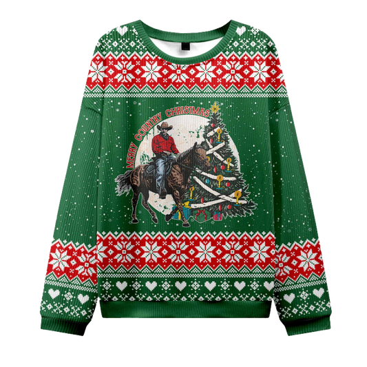 2026 Merry Country Christmas Ugly Sweater Moonbestprint