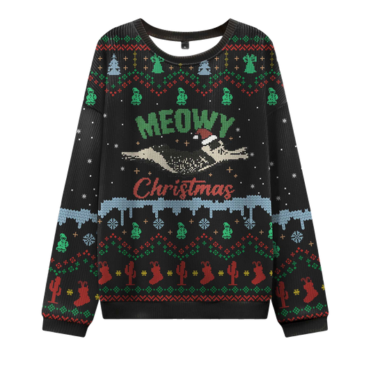 2026 Meowy Christmas Adventure Ugly Christmas Sweater Moonbestprint