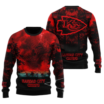 2025 Kansas City Chiefs Stranger Things Ugly Sweater – Moonbestprint
