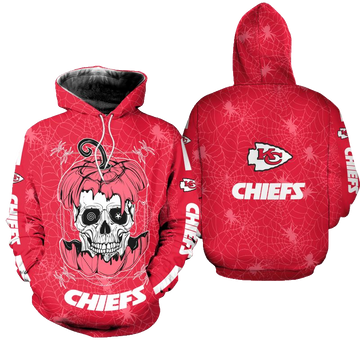 Kansas City Chiefs Halloween Hellraiser Ii Hoodie Zip Up Hoodie Nla028210 - Moonbestprint