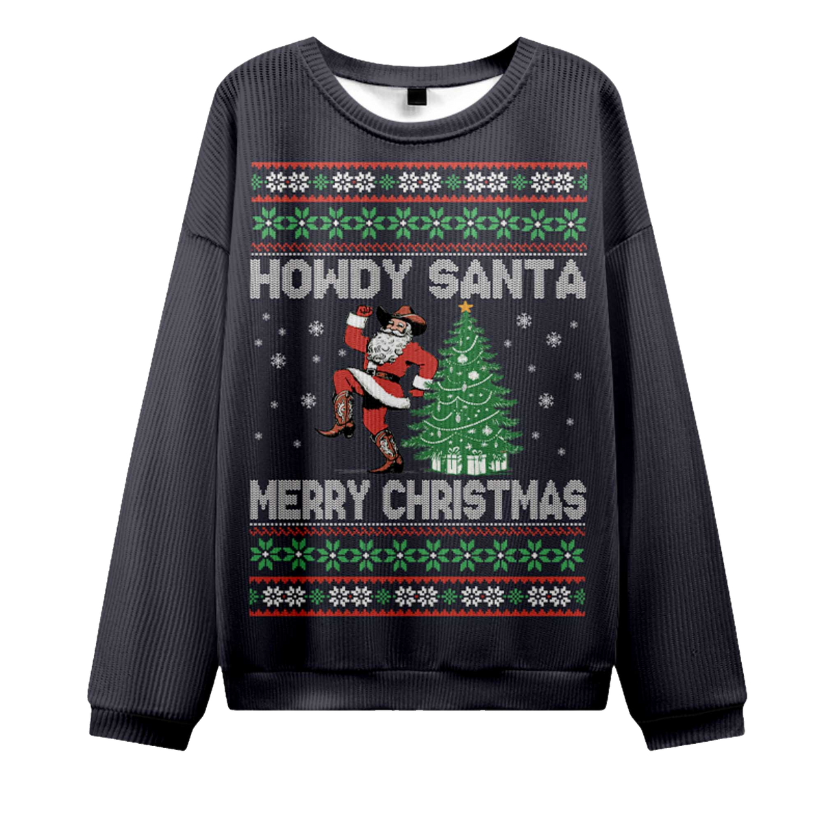 2026 Howdy Santa Merry Christmas Ugly Sweater Moonbestprint