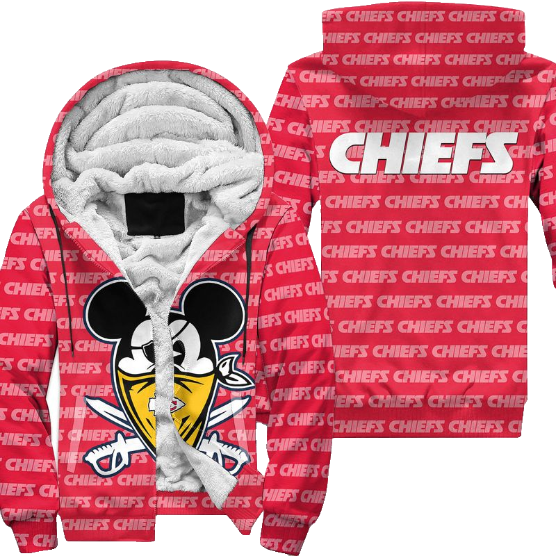 Kansas City Chiefs Halloween Evil Mickey Hoodie Zip Up Hoodie New041910 - Moonbestprint