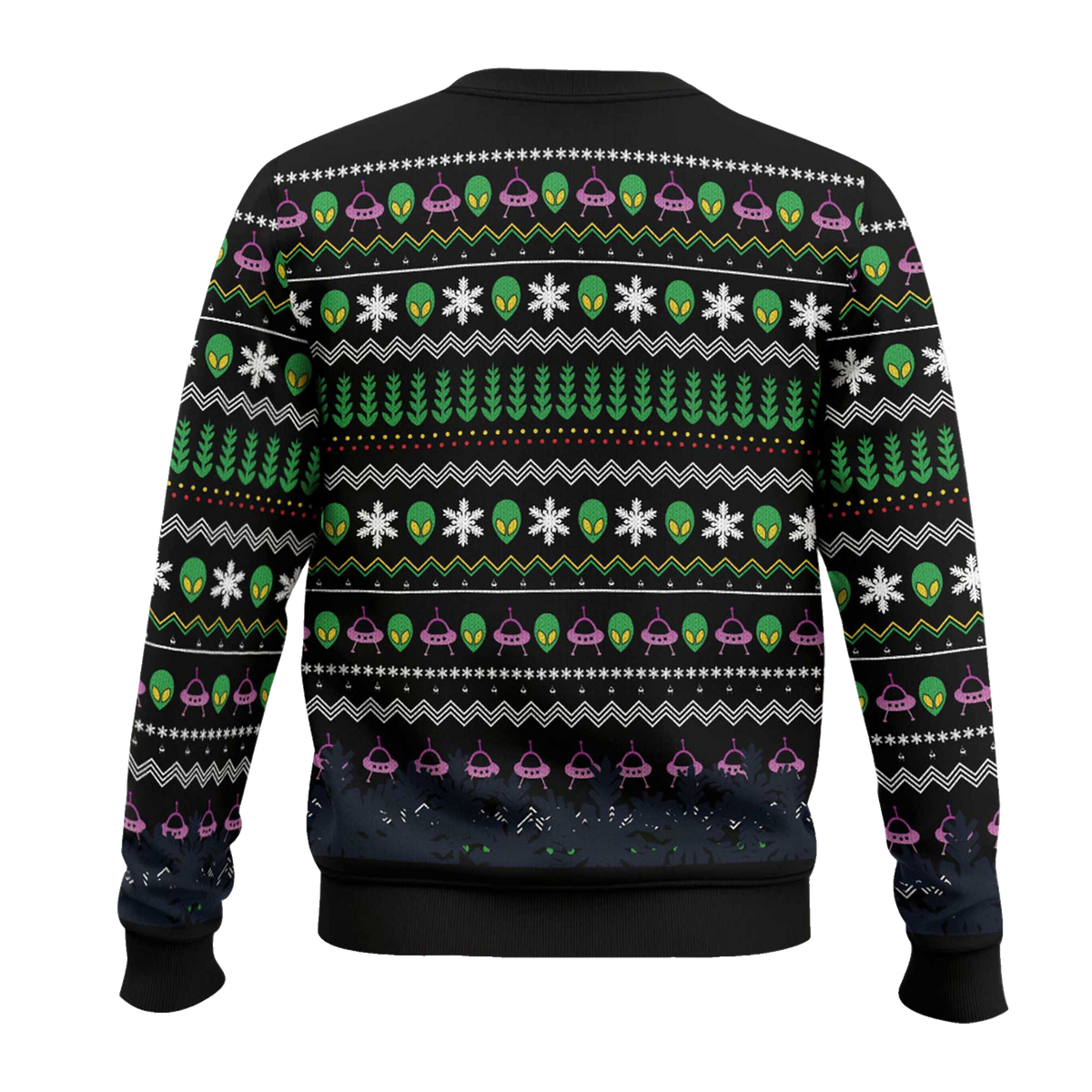 2026 Get In Loser Alien Kidnaps Santa Claus Ugly Christmas Sweater Moonbestprint