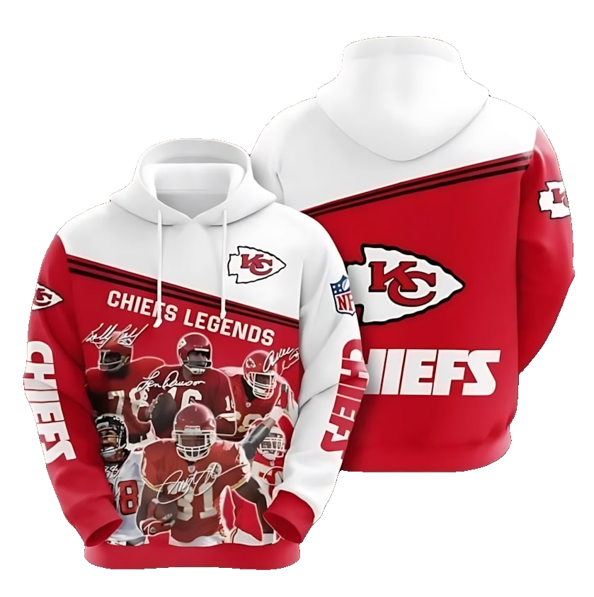 Kansas City Chiefs Hall of Fame 3D Hoodie - Moonbestprint