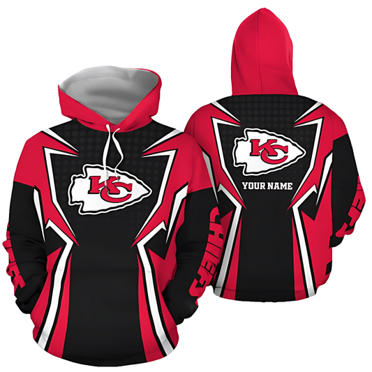 Kansas City Chiefs Vortex Custom Hoodie - Moonbestprint