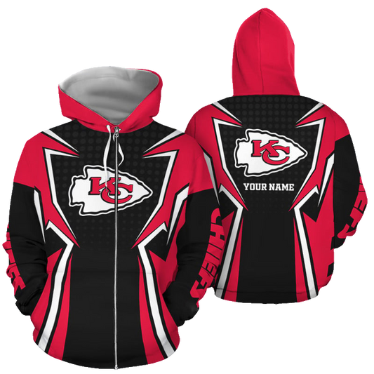 Kansas City Chiefs Vortex Custom Hoodie - Moonbestprint