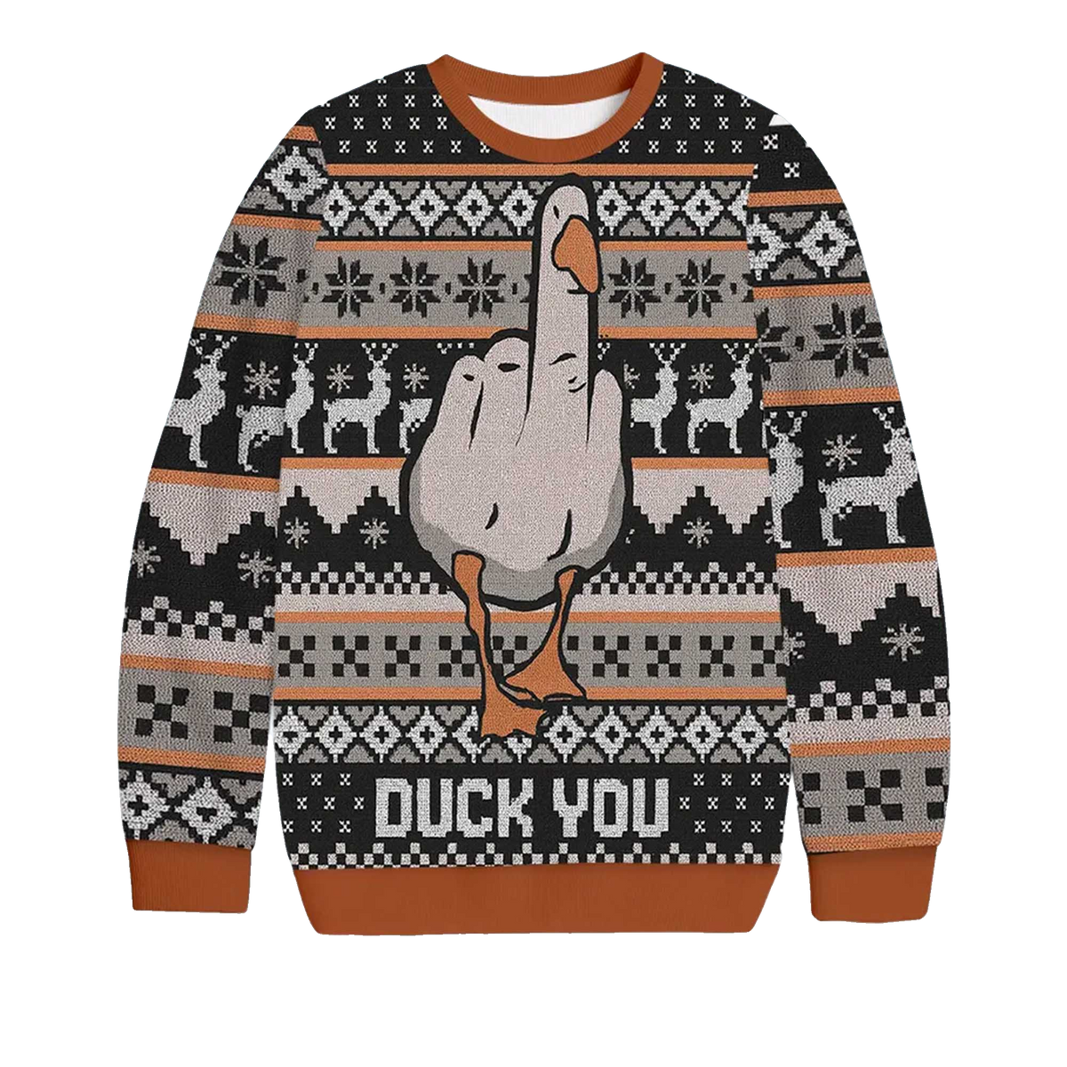 2026 Duck You Christmas Ugly Sweater Moonbestprint
