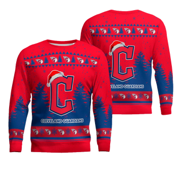 2025 Cleveland Guardians Snowflakes Christmas Ugly Sweater – Moonbestprint