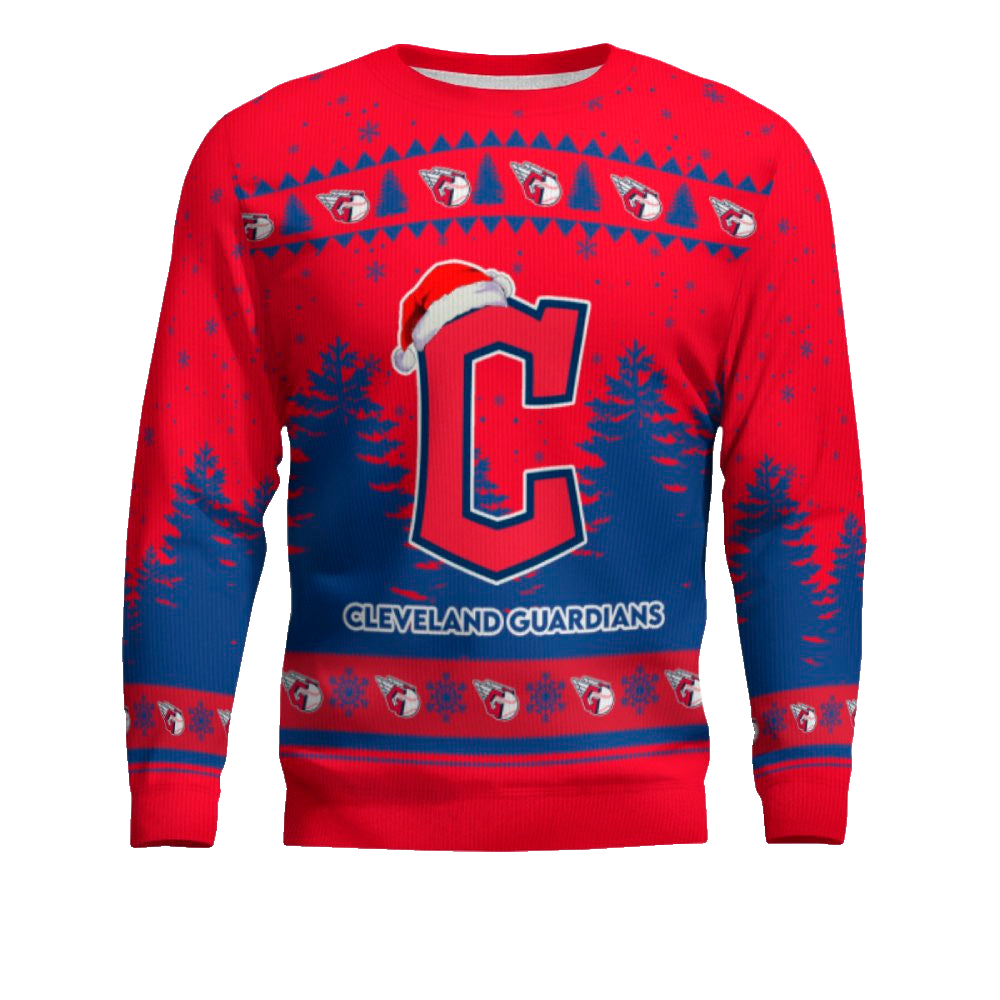 2025 Cleveland Guardians Snowflakes Christmas Ugly Sweater – Moonbestprint