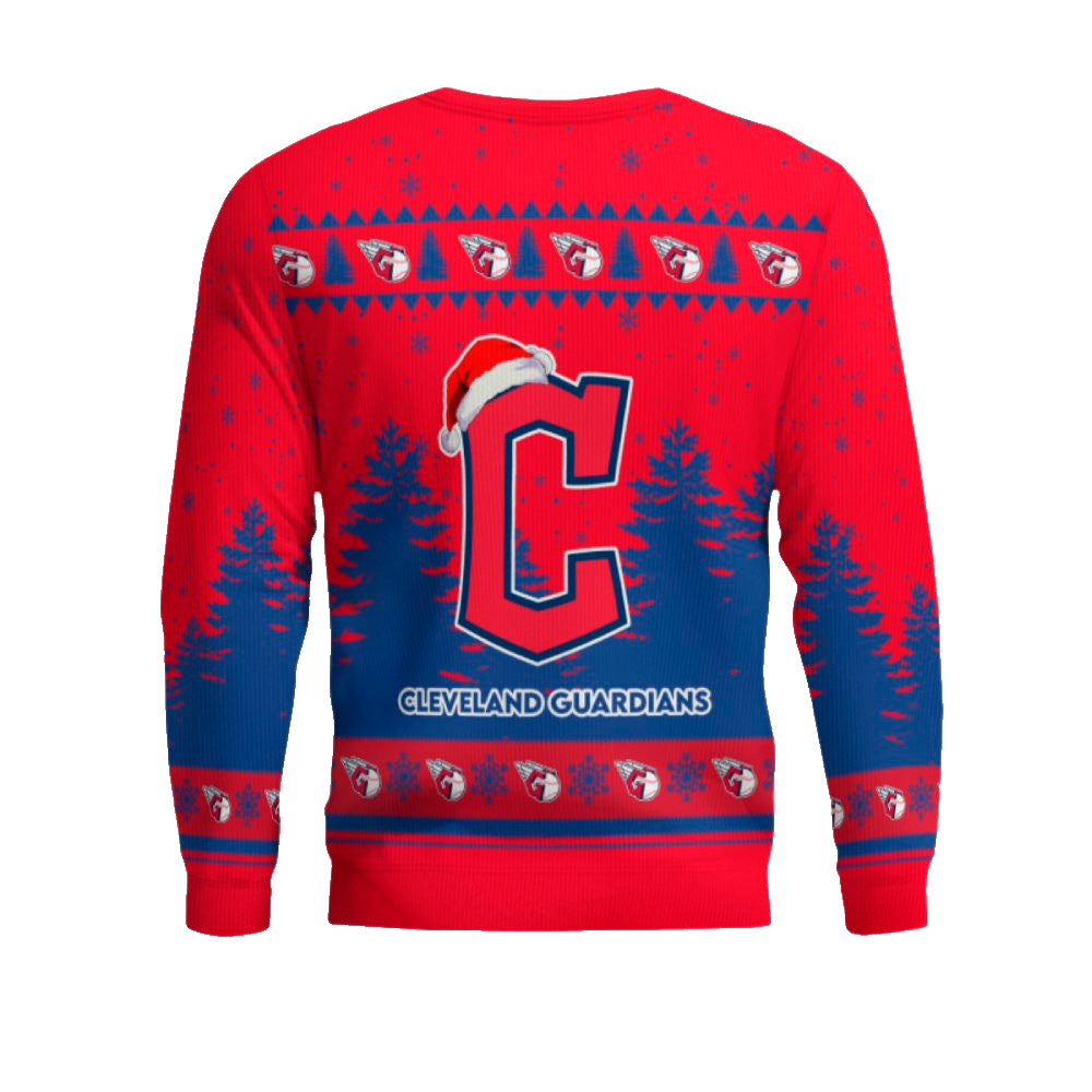 2025 Cleveland Guardians Snowflakes Christmas Ugly Sweater – Moonbestprint