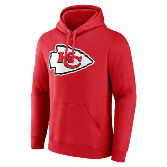 Red Kansas City Chiefs Personalized Name Number Hoodie - Moonbestprint