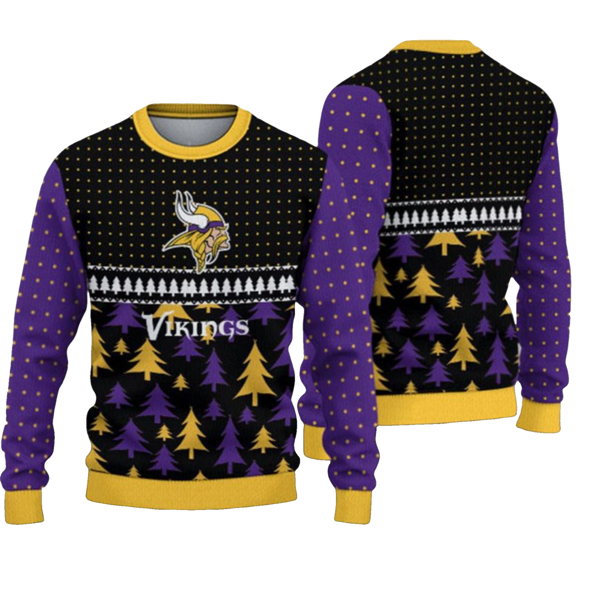 2026 Christmas Vikings Ugly Sweater - Moonbestprint