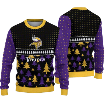 2026 Christmas Vikings Ugly Sweater - Moonbestprint
