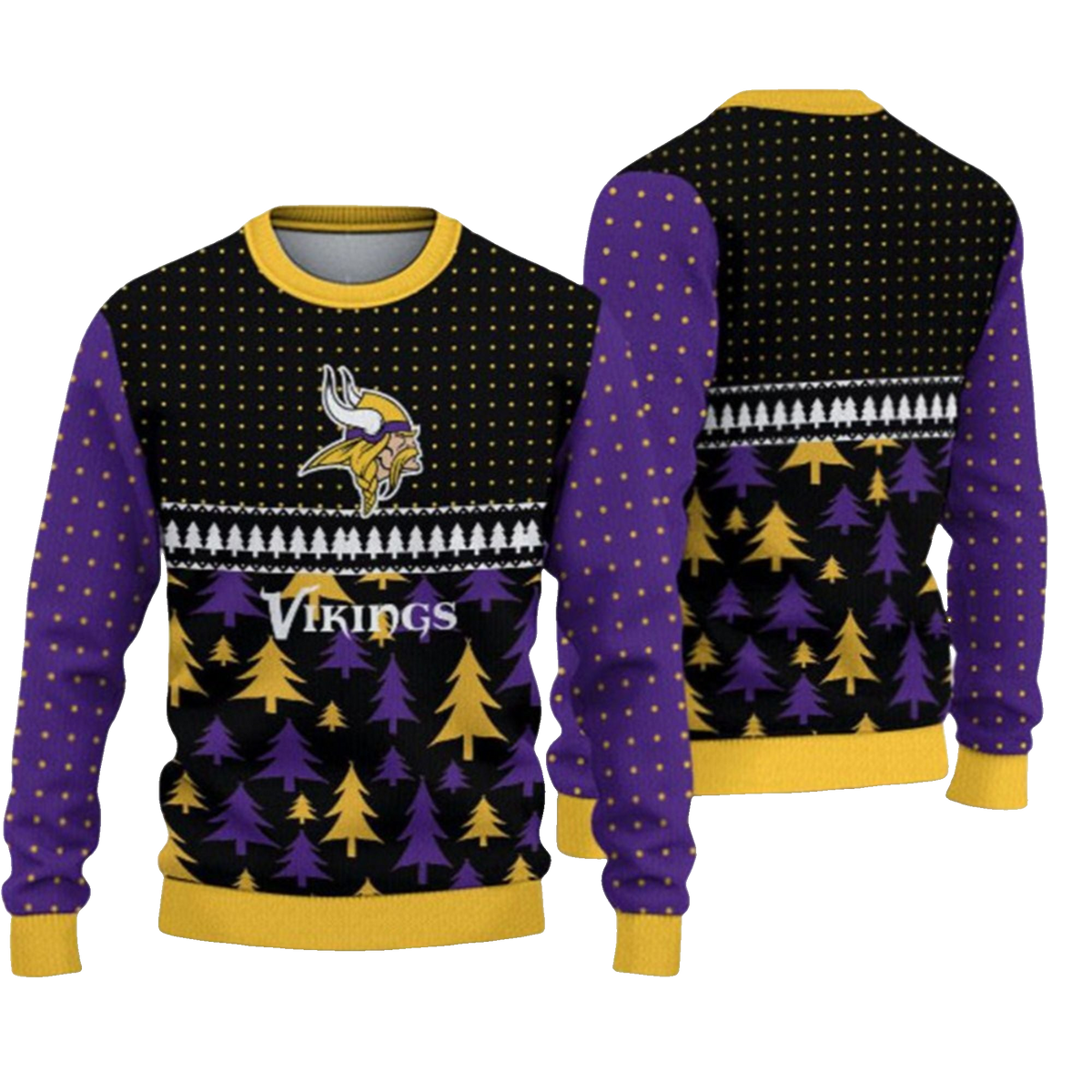2026 Christmas Vikings Ugly Sweater - Moonbestprint