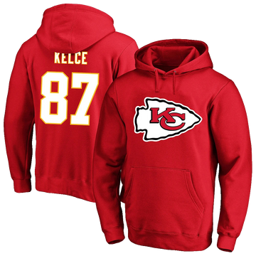 Travis Kelce Red Kansas City Chiefs Big & Tall Hoodie - Moonbestprint