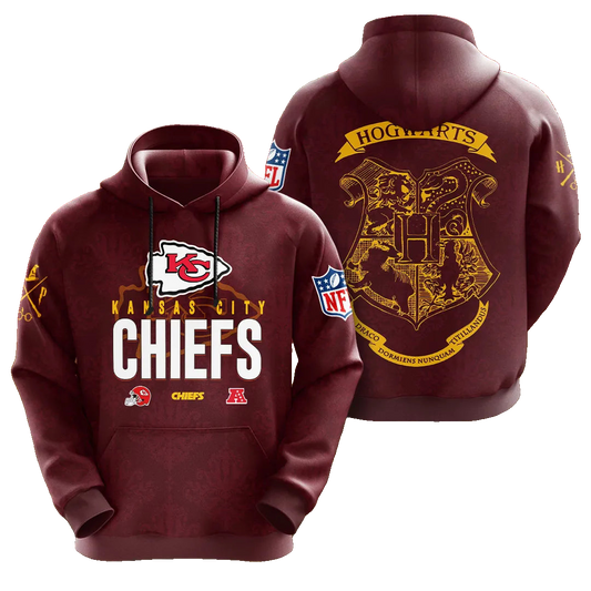 Kansas City Chiefs x Harry Potter 3D Hoodie - Moonbestprint