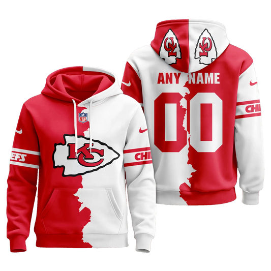 Kansas City Chiefs Victory Split Hoodie - Moonbestprint