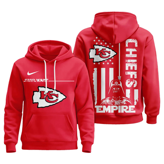 Kansas City Chiefs Starwars Empire Hoodie - Moonbestprint