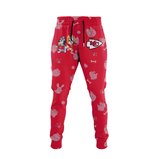 Kansas City Chiefs Bluey Night Hoodie - Moonbestprint