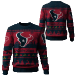 2025 Christmas Texans Festive Reindeer Tree Ugly Sweater – Moonbestprint