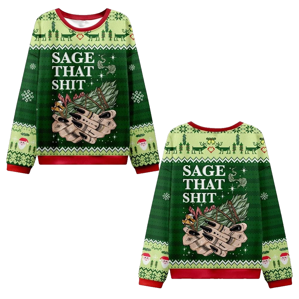 2026 Christmas Smudge That Shits Ugly Christmas Sweater - Moonbestprint