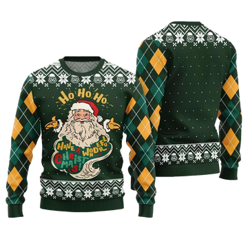 2026 Christmas Santa Have A Wonderful Ugly Sweater - Moonbestprint