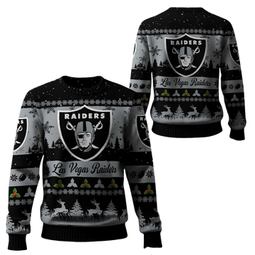 2025 Christmas Raiders Festive Reindeer Tree Ugly Sweater – Moonbestprint