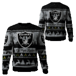 2025 Christmas Raiders Festive Reindeer Tree Ugly Sweater – Moonbestprint