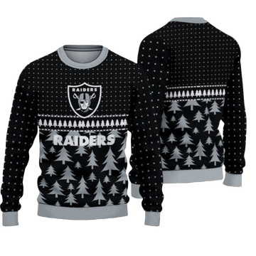 2026 Christmas Raiders Ugly Sweater - Moonbestprint