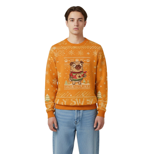 2026 Christmas Pugly Christmas Ugly Sweater - Moonbestprint