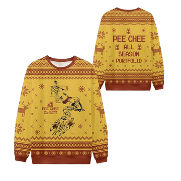 2026 Christmas Pee Chee All Season Portfolid Ugly Sweater - Moonbestprint