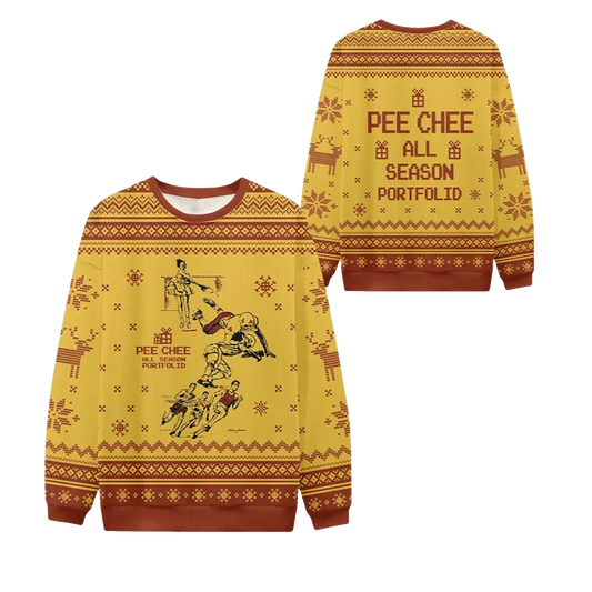 2026 Christmas Pee Chee All Season Portfolid Ugly Sweater - Moonbestprint