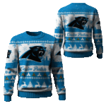 2025 Christmas Panthers Festive Reindeer Tree Ugly Sweater – Moonbestprint