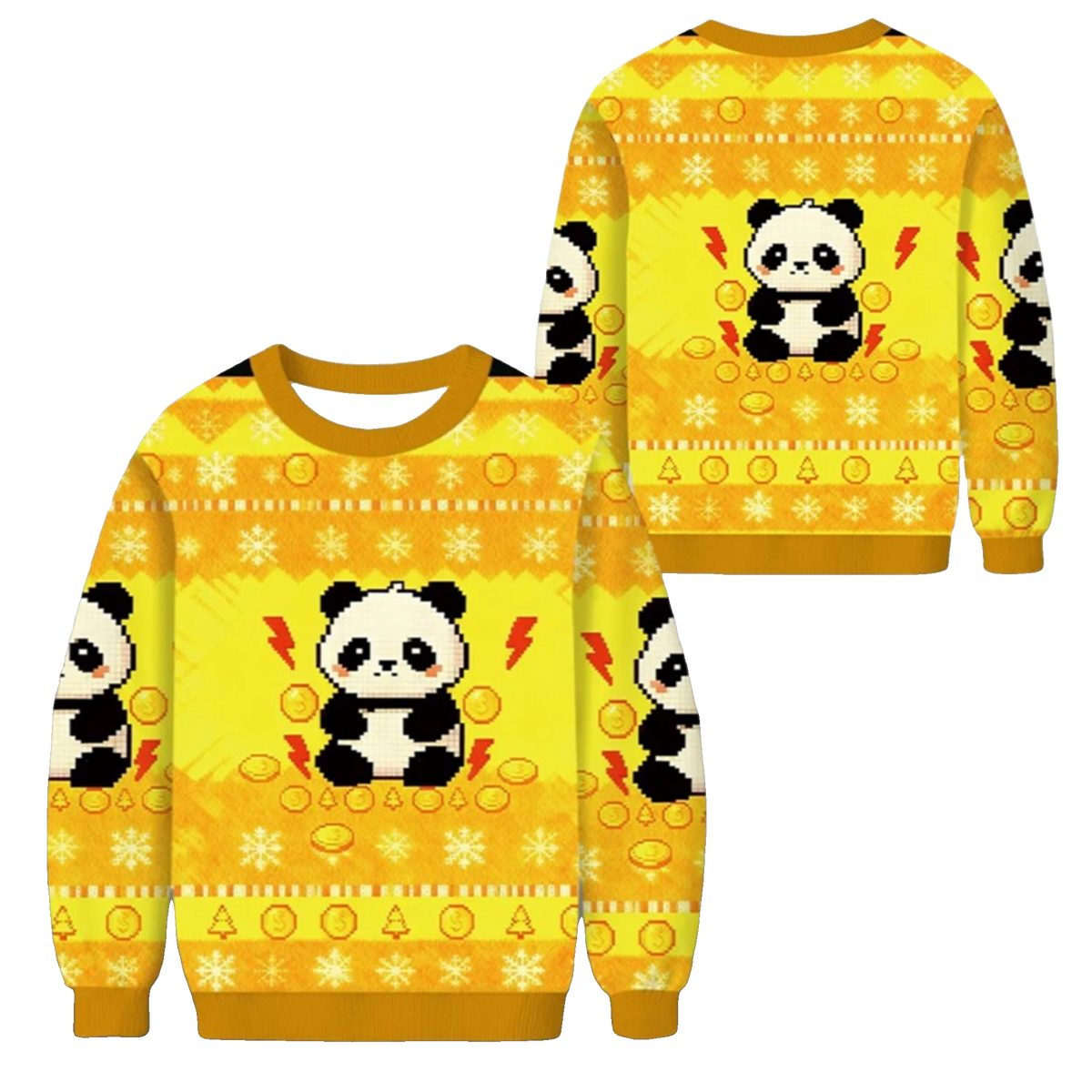 2026 Christmas Panda Funny Ugly Sweater - Moonbestprint