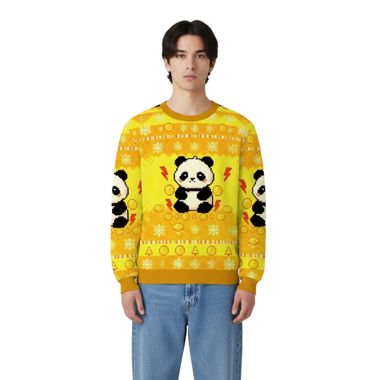 2026 Christmas Panda Funny Ugly Sweater - Moonbestprint