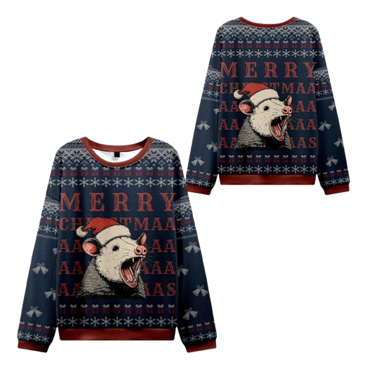 2026 Christmas Opossum Holiday Cheer Ugly Sweater - Moonbestprint
