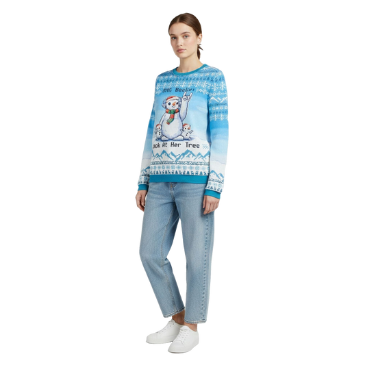 2026 Christmas OMG Becky Look at Her Tree Ugly Sweater - Moonbestprint