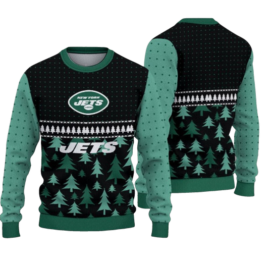2026 Christmas NY Jets Ugly Sweater - Moonbestprint