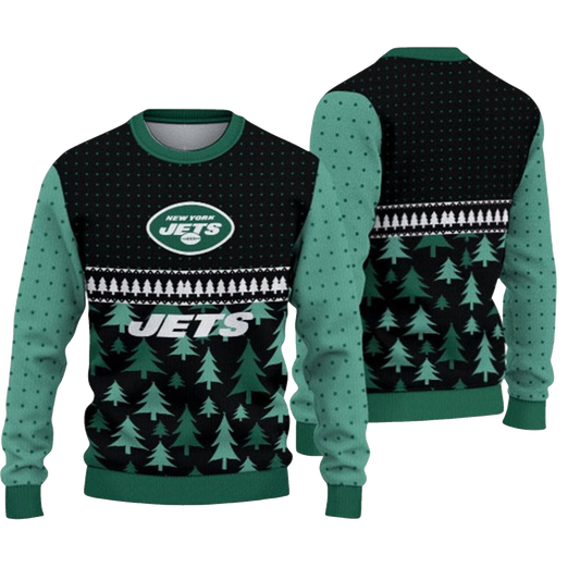 2026 Christmas NY Jets Ugly Sweater - Moonbestprint