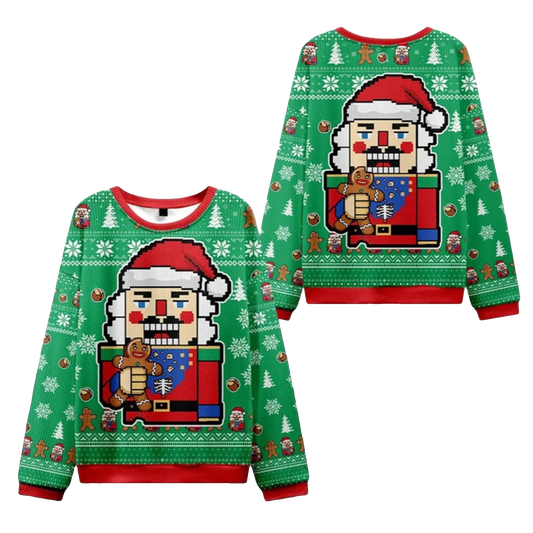 2026 Christmas Nutcracker Funny Ugly Sweater - Moonbestprint