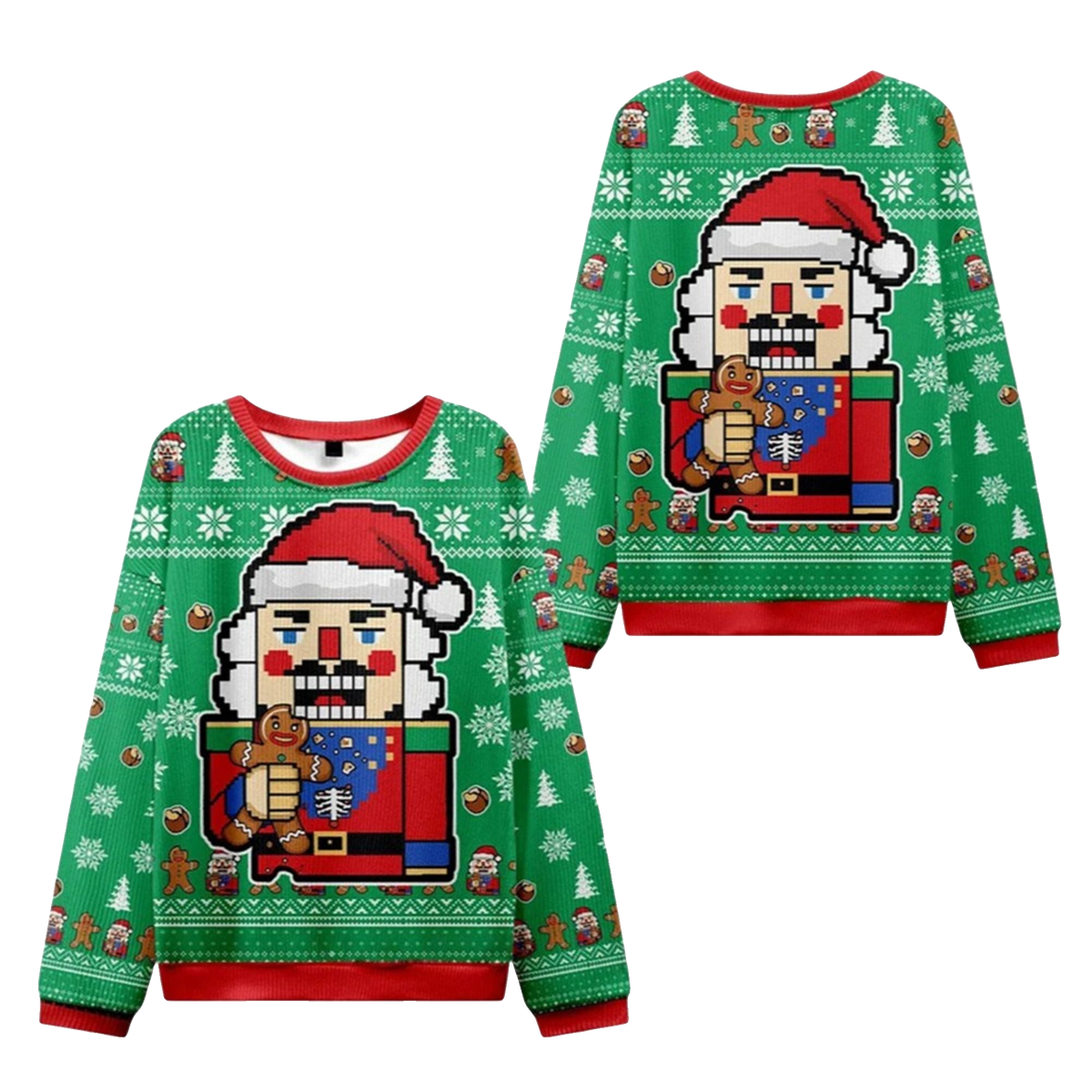 2026 Christmas Nutcracker Funny Ugly Sweater - Moonbestprint