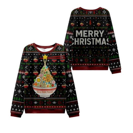 2026 Christmas Noodles & Cheer Ugly Sweater - Moonbestprint