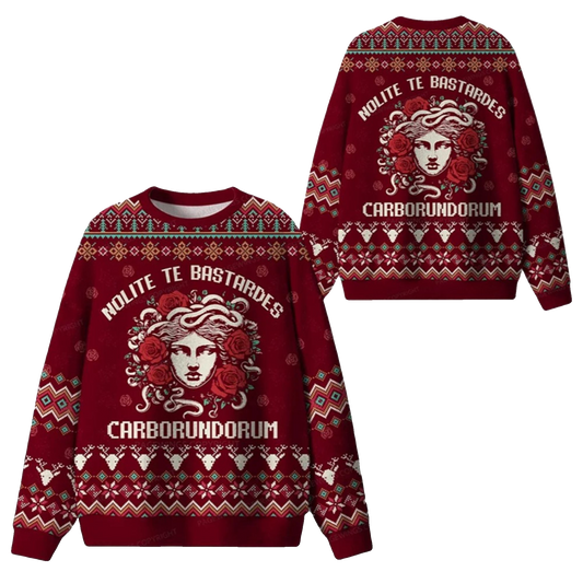 2026 Christmas Nolite Te Bastardes Carborundorum Ugly Sweater - Moonbestprint