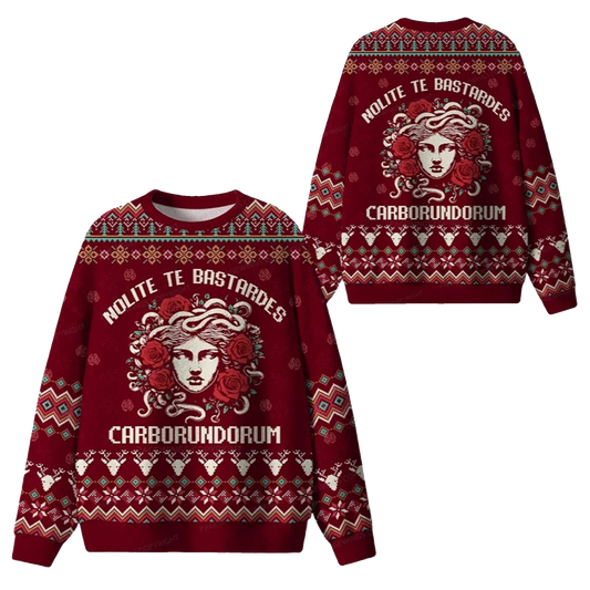 2026 Christmas Nolite Te Bastardes Carborundorum Ugly Sweater - Moonbestprint