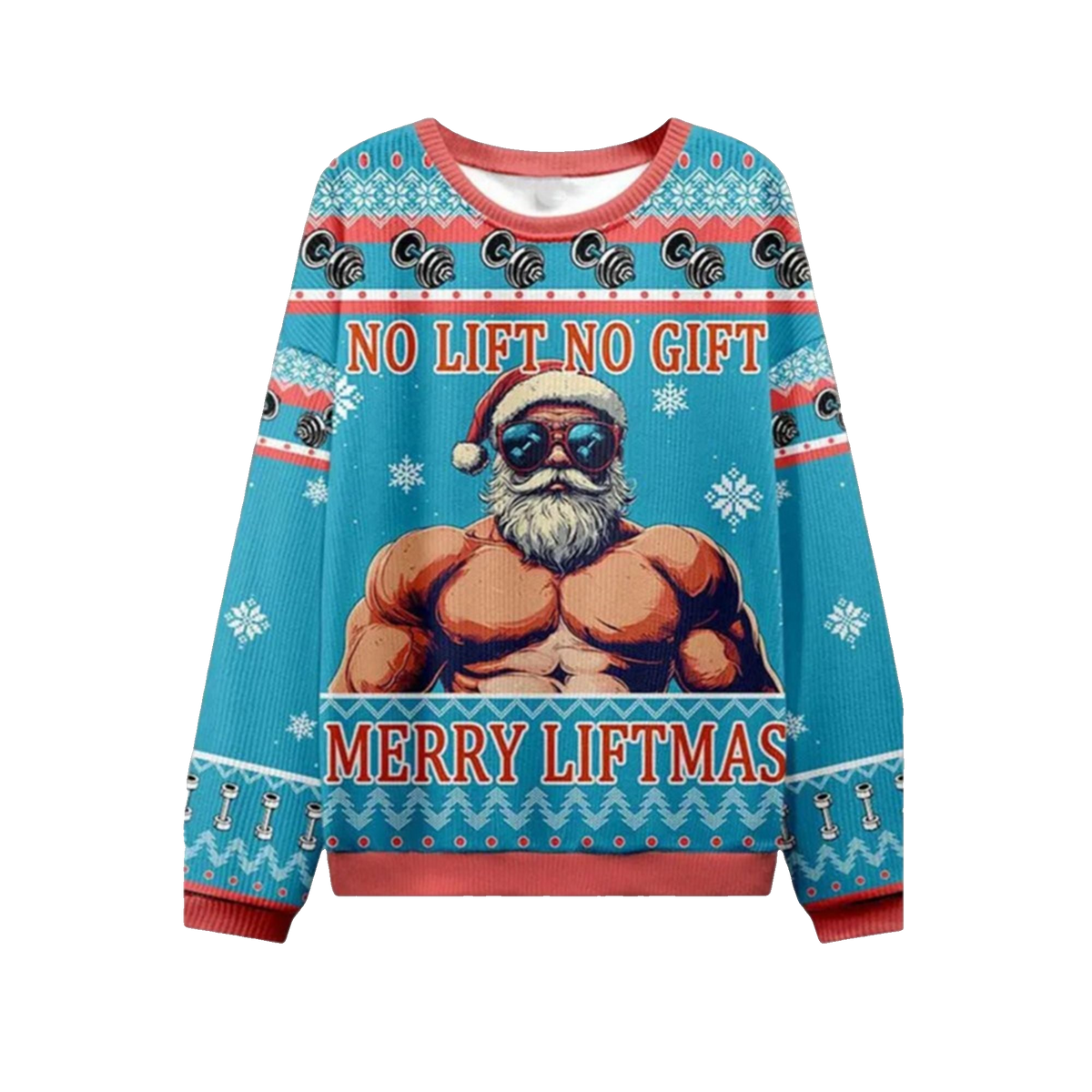 2026 Christmas No Lift No Gift Ugly Sweater - Moonbestprint
